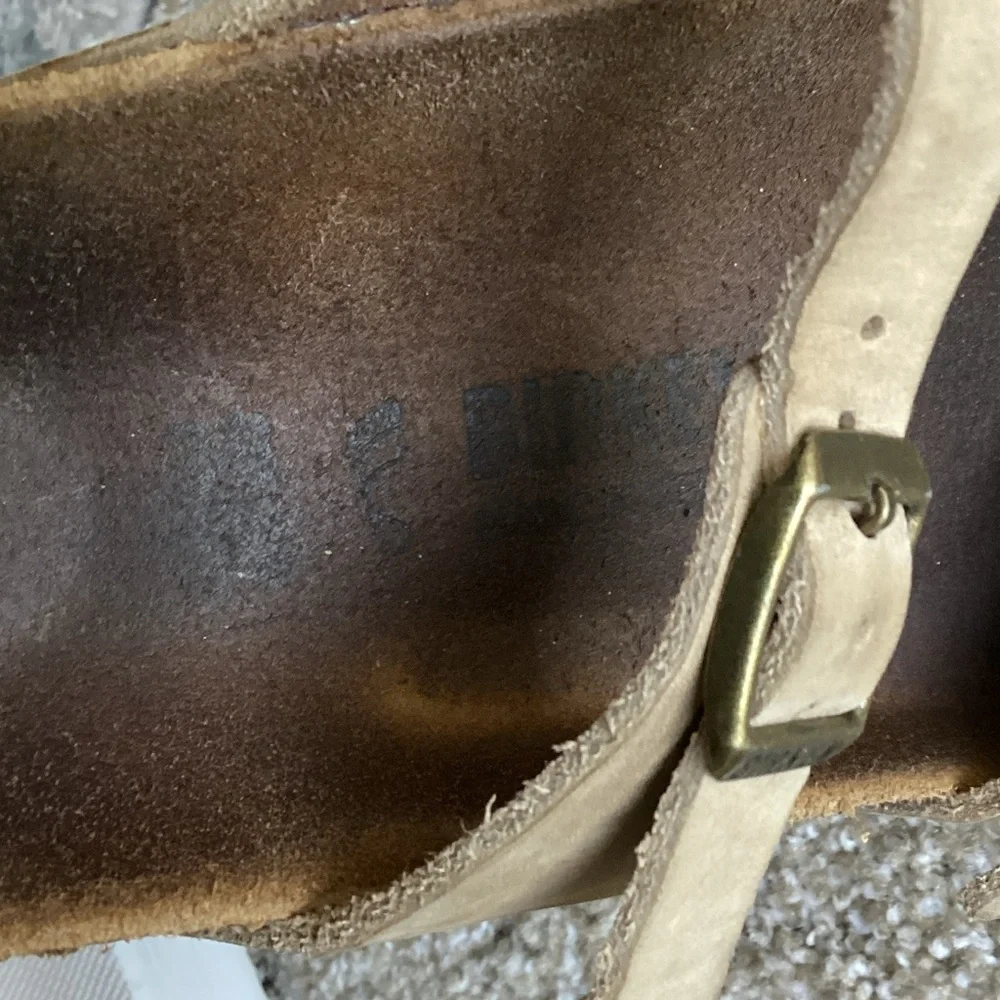Birkenstock Women's Tan Triple-Strap Sandals